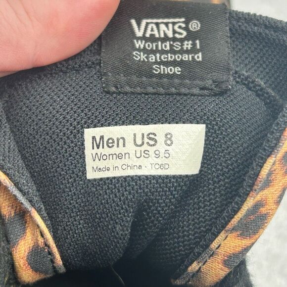 Vans Leopard Print Sk8-Hi Platform Skateboarding Sneaker Size M8 W9.5 Grunge - Picture 9 of 15
